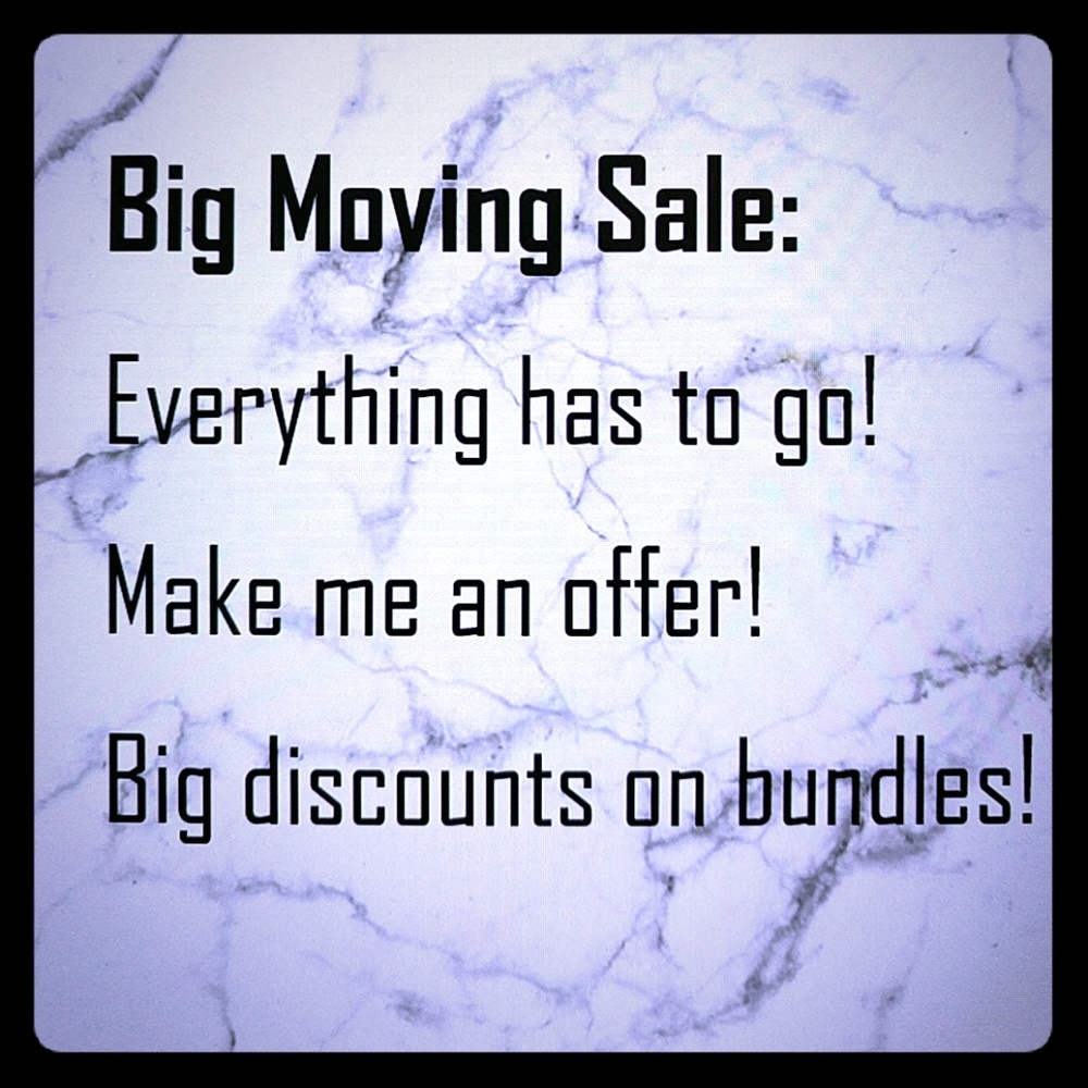 Big Moving Sale!